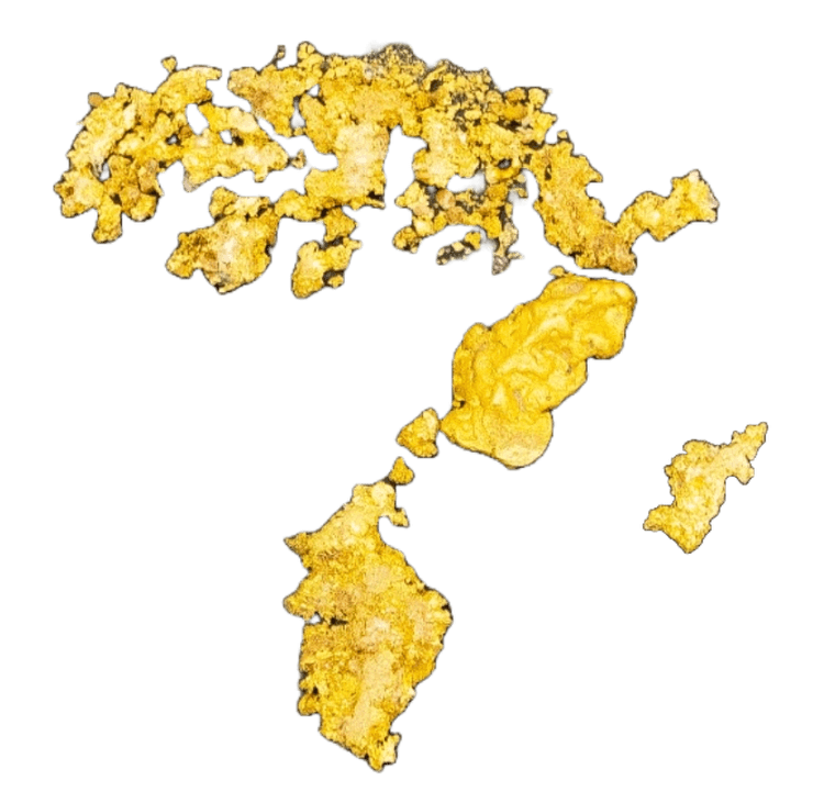 Gold mining in Africa